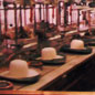 Photo of the Hat making Process from the cowboys and Hatters Exhibit